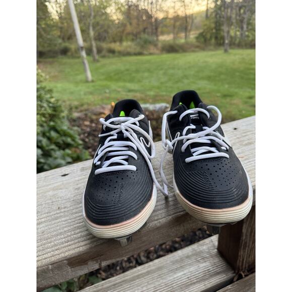 Nike Zoom Hyper Diamond 3 Elite Softball Cleats Metal AV3043-009 Black Size 8.5 - Picture 5 of 9